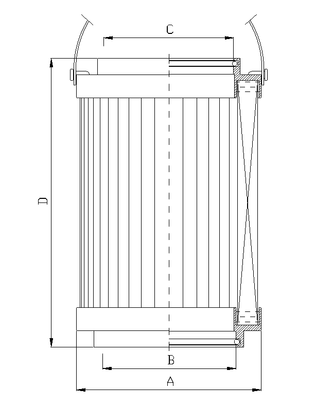 C220G25 Hydraulikfilterelement (coreless)