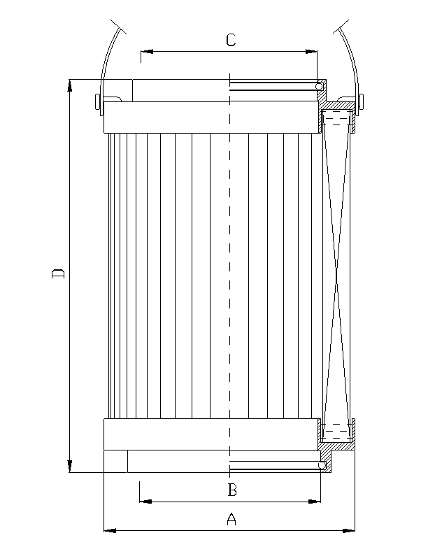 C220G25 Hydraulikfilterelement (coreless)