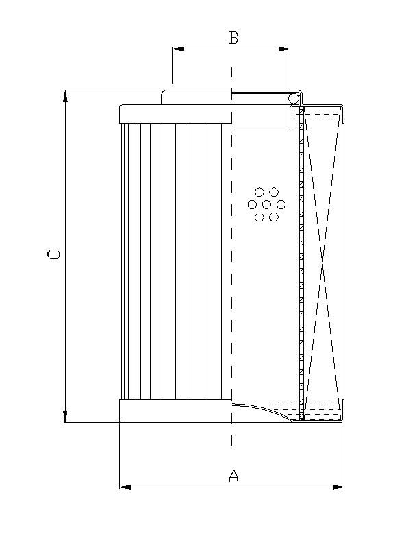DHD15G10B Filter element for pressure filter